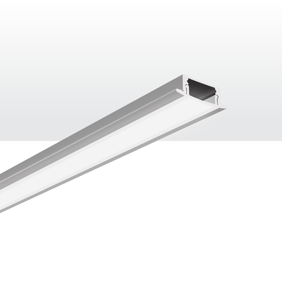 פרופילד שקוע N לסרט SMD גובה 0.7 - תמונה 1 - לה לונה תאורה